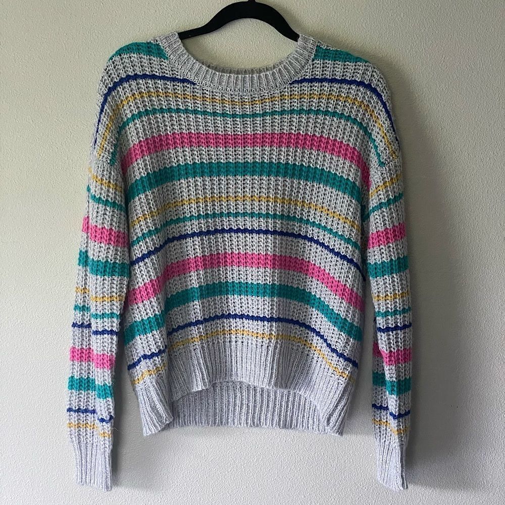 NWOT! It’s Our Time Gray Slouchy Sweater. Size Medium.